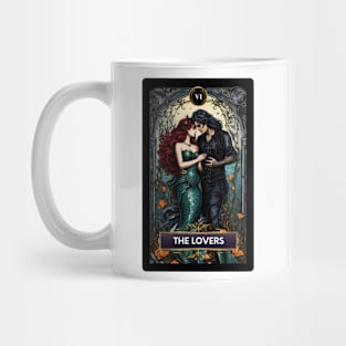 The Lovers Mermaid Tarot Card Mug